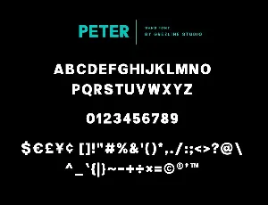 Peter Quincy - Font Duo