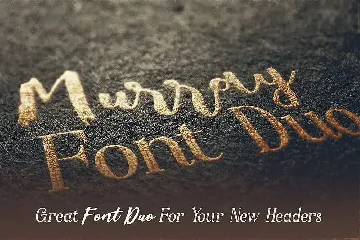 Murray Script Font Duo