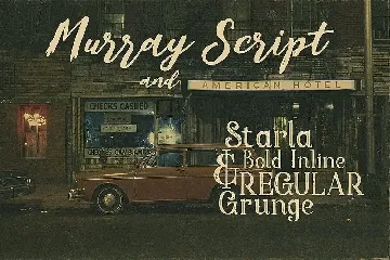 Murray Script Font Duo