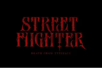 DEATH CROW font