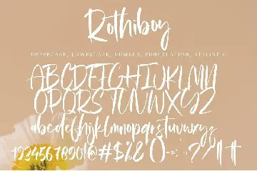 Rothiboy font