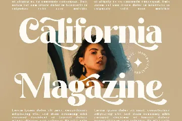 California Paradise Modern Serif Font