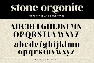 stone orgonite font