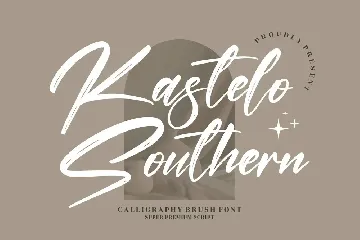 Kastelo Southern Calligraphy Brush Font