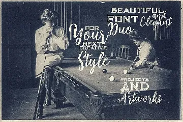 Billiard Font Duo