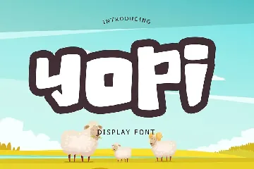 Yopi Display Font