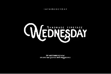 Wednesday font