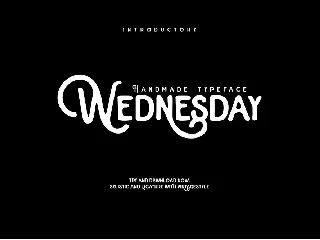 Wednesday font