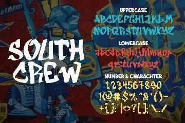 South Crew - graffiti font