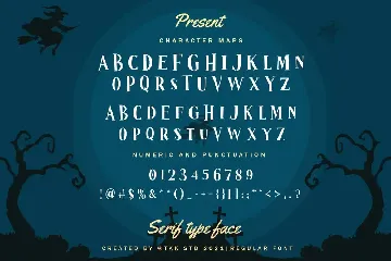 Wizardry Night - Mystery Movie Font