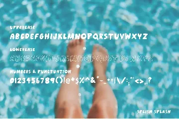 Splish Splash! font