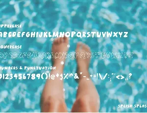 Splish Splash! font