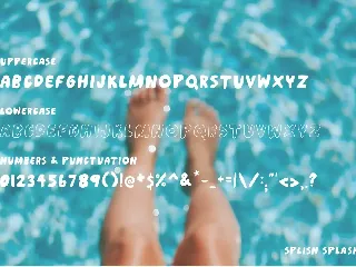 Splish Splash! font