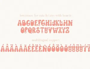 Pink Daisy Groovy Font