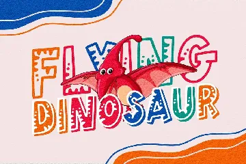 Little Dino font