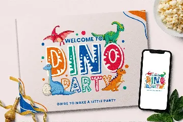 Little Dino font