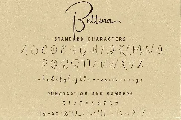 Bettina Script Font