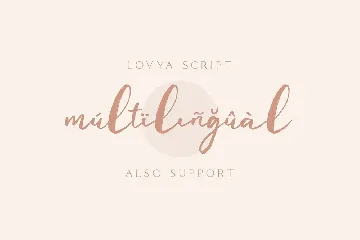 Lovya - Natural Handwritten Script font