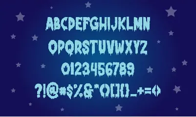 Bloody Frozen font