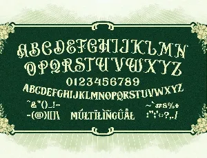 AMR Rotten Banquet font