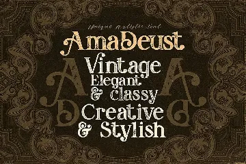 AmaDeust - Display Font