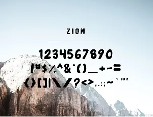 Zion | Eroded Grunge Font