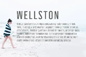 Wellston Modern Sans Serif Font