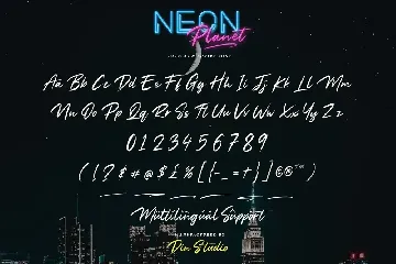 Neon Planet - Display Font Duo