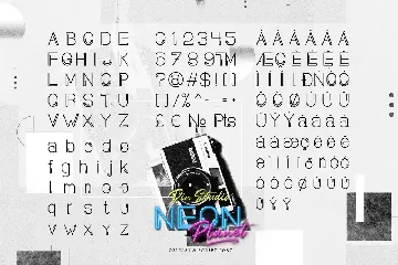 Neon Planet - Display Font Duo