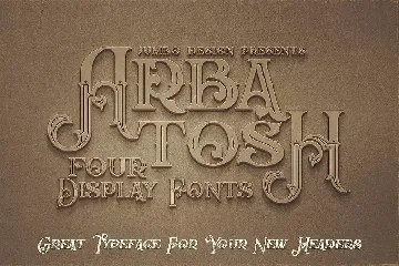 Arbatosh - Display Font