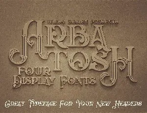 Arbatosh - Display Font