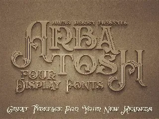 Arbatosh - Display Font