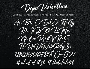 Dope Valenttine font