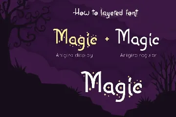 Anigira - Display Font