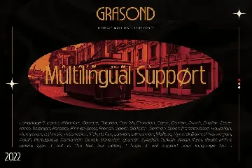 Grasond - Vintage Art Deco Fonts