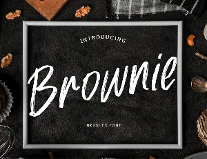 Brownie Brush Font