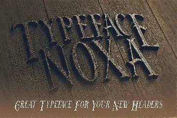 Noxa - Display Font