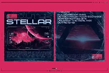 Raitor - Futuristic Display Fonts