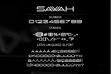 Sawah-Modern&Elegant Display Font