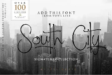 South City font