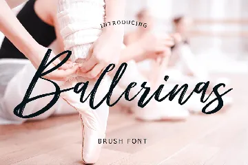 Ballerinas Brush Script Font