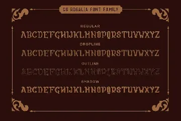 CS Rosalia font