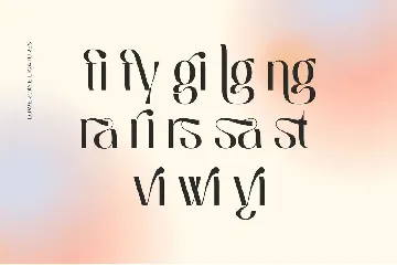 Syage - Logo font