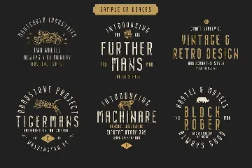 Nordin Vintage Font Family