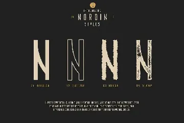 Nordin Vintage Font Family