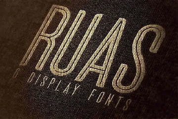 Ruas - Vintage Style Font