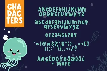 Cute Jellyfish font