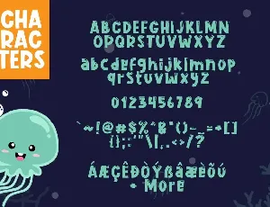 Cute Jellyfish font