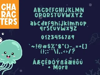 Cute Jellyfish font