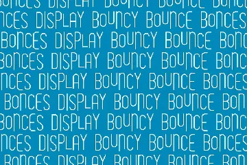 Bonces Bouncy Sans Display Font